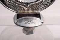 RACV:&nbsp; A Royal Automobile Club of Victoria 'Associate' badge with enameled flat centers&nbsp;consistent with the style of centers used in the c1933-1935 period, numbered to lower '9034', manufactured by Angus & Coote Sydney, 14.5cm high overall - 3