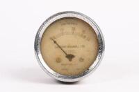 LANSING BAGNALL: A small Lansing Bagnall&nbsp;0-35A ammeter, 5.5cm diameter, lense with some wear to face.