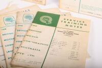 BMC: A group of eight Service Training Notes booklets issued by the BMC Australia - 2