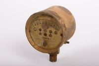 SPEEDOMETER: A Jones Speedometer, circa early 1900s, made in the USA, missing glass lens, overall diameter 7.5cm&nbsp;
