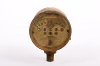 SPEEDOMETER: A Jones Speedometer, circa early 1900s, made in the USA, missing glass lens, overall diameter 7.5cm&nbsp; - 2
