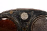 LUCAS: Two early Lucas rear lights, includes a Lucas 'Owl Eye' rear light (missing red lens & loose internal parts) and a Lucas 464A&nbsp; stop light&nbsp; - 3