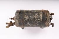PETROL FEED TANK: An Autovac vacuum petrol feed tank, 13cm high, 31cm long - 3