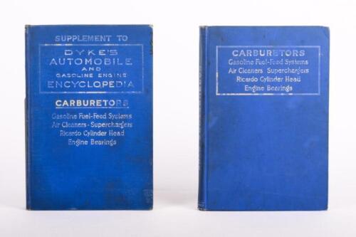 DYKE'S AUTOMOBILE: Two 1927 Dyke's AGasoline Repair Carburetor guide books