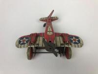 MARX TOYS "PURSUIT PLANE": A 1930's Tin Lithographed Marx Toys U.S Army "Pursuit Plane" Fighter Jet - 6