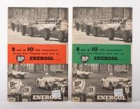 MELBOURNE GRAND PRIX: Two official programs each covering days one and two from the Melbourne Grand Prix&nbsp;- Victorian Tourist Trophy event held at Albert Park, Sunday 23rd of November, Sunday 30th of November - 2