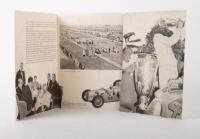 AUTO UNION:&nbsp; 'Auto Union - Triumph in the USA', a&nbsp;four page fold out leaflet detailing the victory of Bernd Rosemeyer at the July 5th, 1937, Vanderbilt&nbsp;Cup event held at the Roosevelt Field Track, New York, USA - 3