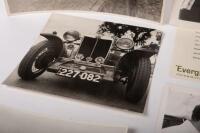 PHOTOS: Seven period b/w photos including&nbsp;two publicity photos of&nbsp;Stirling Moss from 1959/60, plus English period photos of ERA's/Alfa, one from the Melbourne Argus of a MG racing possibly at P.I, plus the Lombard - 3
