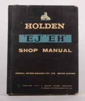 HOLDEN: A very well kept Holden EJ & EH Shop Manual, published circa 1963