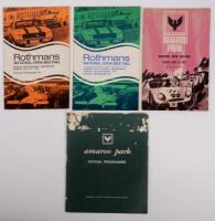 AMAROO PARK: A collection of racing programs from events at Amaroo Park, NSW