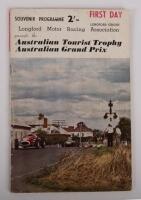 LONGFORD: A program from the 1960 Australian Tourist Trophy & Australian Motor Cycle Grand Prix event held March 5th & &7th at Longford circuit, Tasmania