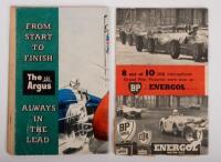 ALBERT PARK: Two official programs from events at Albert Park, Victoria - 3