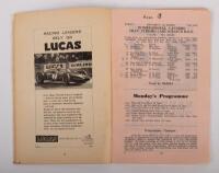 LONGFORD: Two programs from day one and two of the 1962 South Pacific International Meeting held at Longford Circuit, Tasmania - 2