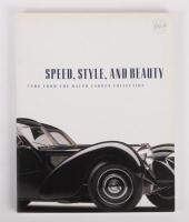 RALPH LAUREN: 'SPEED, STYLE, AND BEAUTY - CARS FROM THE RALPH LAUREN COLLECTION' softcover&nbsp;book, texts by Beverly Rae Kimes & Winston S.Goodfellow, 209 pages
