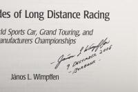 TIME AND TWO SEATS: A very rare copy of 'Time and Two Seats - Five Decades of Long Distance Racing' by Janos L. Wimpffen, Books One & Two, signed by the author, published 1999, in protective slipcase,&nbsp; - 7