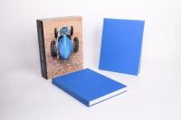 TALBOT-LAGO: A rare copy of 'Talbot-Lago&nbsp;De Course' by Pierre Abeillon, limited edition, numbered '0370' of 1500, two blue cloth hardbound book set in slipcase, published 1992, in French text, 839 pages overall