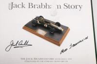 JACK BRABHAM: 'The Jack Brabham Story' by Sir Jack Brabham & Doug Nye, hardcover book signed by both Jack Brabham & designer Ron Tauranac, published 2004, 253 pages - 3