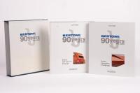 BERTONE: 'Bertone - 90 Years - 1912-2002' by Luciano Greggio, two book hardcover set in slipcase, published 2002