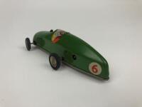TRI-ANG MINIC RACING CAR: A Tri-Ang Minic Toys Pre-War Racing Car (13M) - 4