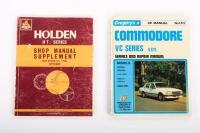 HOLDEN: Two Holden Shop Manuals, includes a circa early 1970s manual for HT Series (with HG series supplement) and a 1980-1981, Gregory's VC Commodore (6 cylinder)&nbsp;