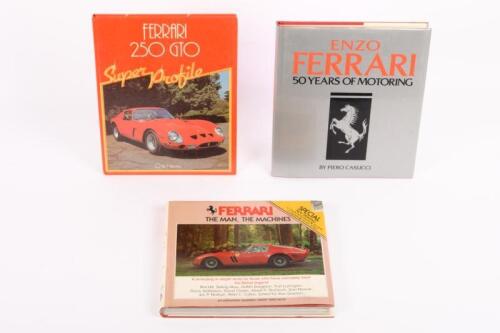 FERRARI: Three hardcover books relating to Ferrari