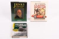 EARLY MOTOR RACING: Three hardcover books relating to early motor racing