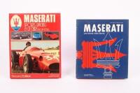 MASERATI: Two hardcover books relating to Maserati