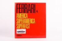 FERRARI: 'FERRARI AMERICA SUPERAMERICA SUPERFAST' hardcover book by Bruno Alfieri, published 1996 by Automobilia, in Italian, English & French, 87 pages