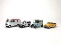 MATCHBOX: Four Models of Yesteryear models. Holden FX ute - 4