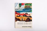 MONACO:&nbsp;A autographed race programme&nbsp;from the Monaco/10 Mai 1970&nbsp;signed by, Jackie Stewart and John Surtees