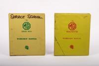 MG: Two MG Workshop Manuals