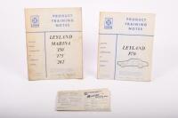LEYLAND: A group of three items related to Leyland models