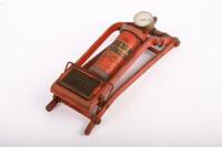 FOOT PUMP: A Sutty Golden Tornado foot pump, 33cm long
