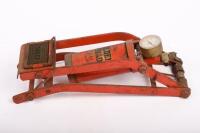 FOOT PUMP: A Sutty Golden Tornado foot pump, 33cm long - 2