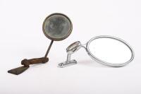 SIDE MIRRORS: Two early side mirrors
