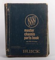 BUICK: A 1968 reprinted copy of a Buick Master Chassis Parts Book - Models 1940 to 1967 Inclusive