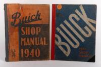 BUICK: Two Buick shop manuals