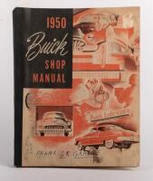 BUICK: A 1950 Buick Shop Manual covering Series 40, 50 & 70 models