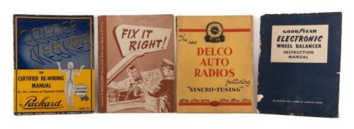 INSTRUCTION MANUALS: A group of four early instruction & promotional booklets