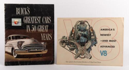 BUICK: Two Buick catalogues