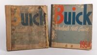 BUICK: Two 1954 Buick Wholesale Parts Guide books