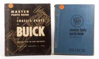 BUICK: Two Buick parts books