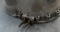 JAGUAR: An alloy gear box bell housing believed to be from a Jaguar model, stamped 'Dialoy' on inside - 2