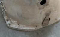 JAGUAR: An alloy gear box bell housing believed to be from a Jaguar model, stamped 'Dialoy' on inside - 3