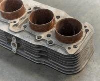 ENGINE TOP END: An alloy made in Japan 4 cylinder engine top end, stamped '1075 cm3' - 2