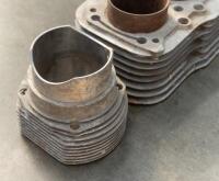 ENGINE TOP END: An alloy made in Japan 4 cylinder engine top end, stamped '1075 cm3' - 3