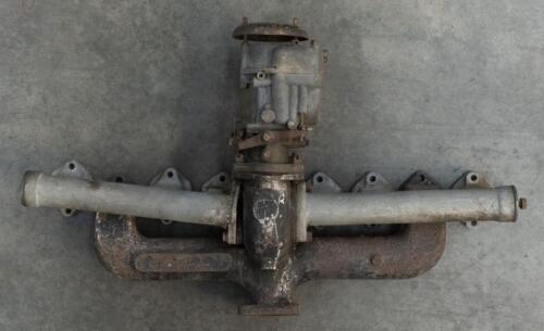 DELAGE: A 1939 Delage D6-70 intake exhaust manifold