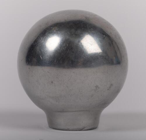 GEAR KNOB: A circa 1970s aftermarket aluminium spun gear knob, diameter approx 4.5cm