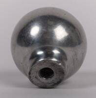 GEAR KNOB: A circa 1970s aftermarket aluminium spun gear knob, diameter approx 4.5cm - 2