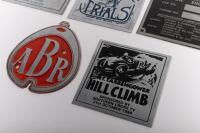 COOPER: A re-issue Cooper Cars body plate, together 4 other metal event plaques - 3